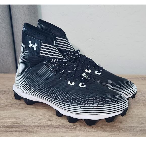 Under Armour Other - Under Armour Highlight MC Mens Size 11 Black Running Athletic Football Cleats